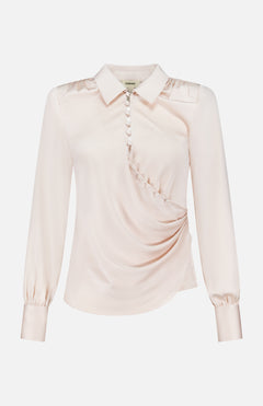 L'AGENCEBernice Satin Wrap BlouseA.K. Rikk's