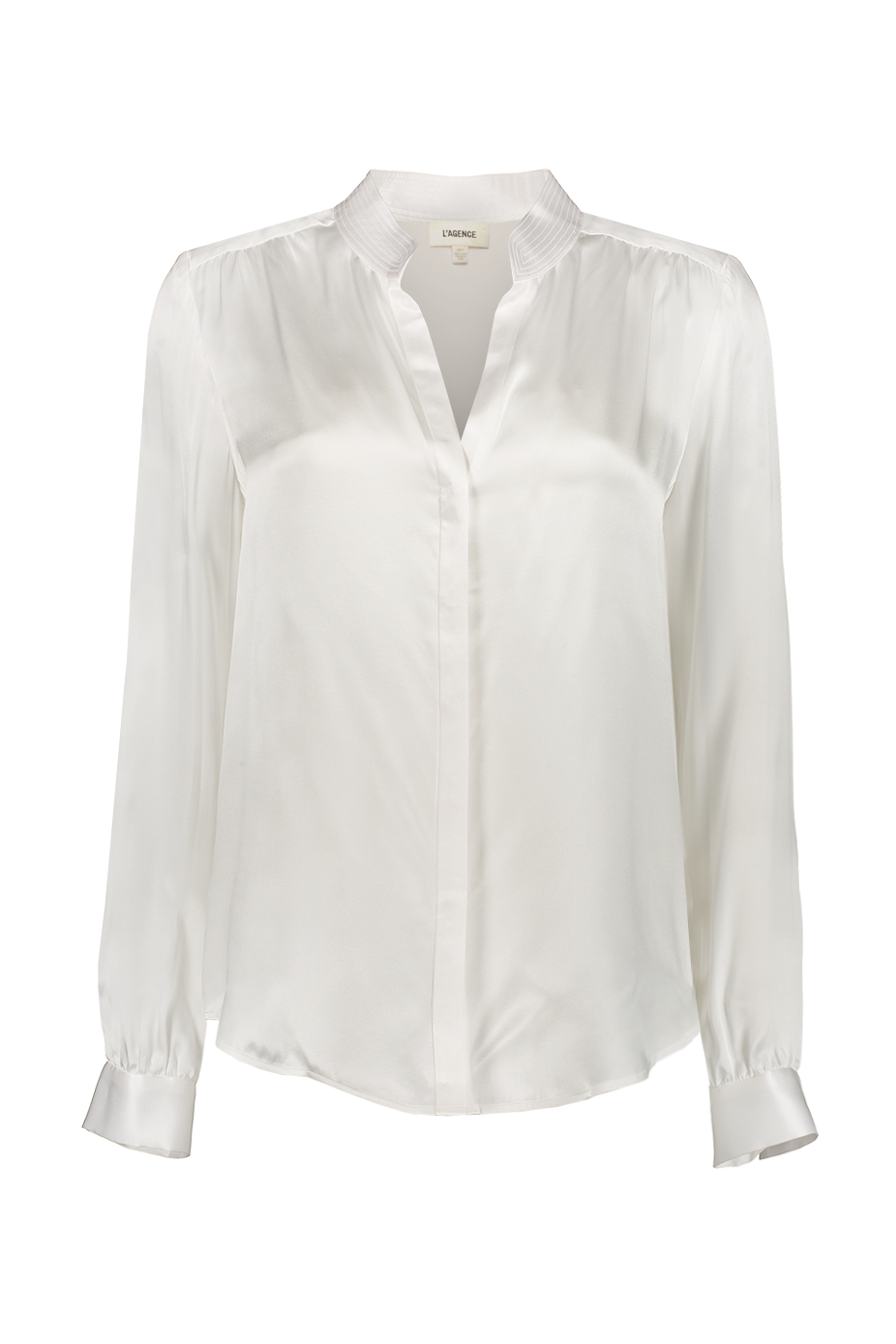 Bianca Band Collar Blouse (7126199664755)