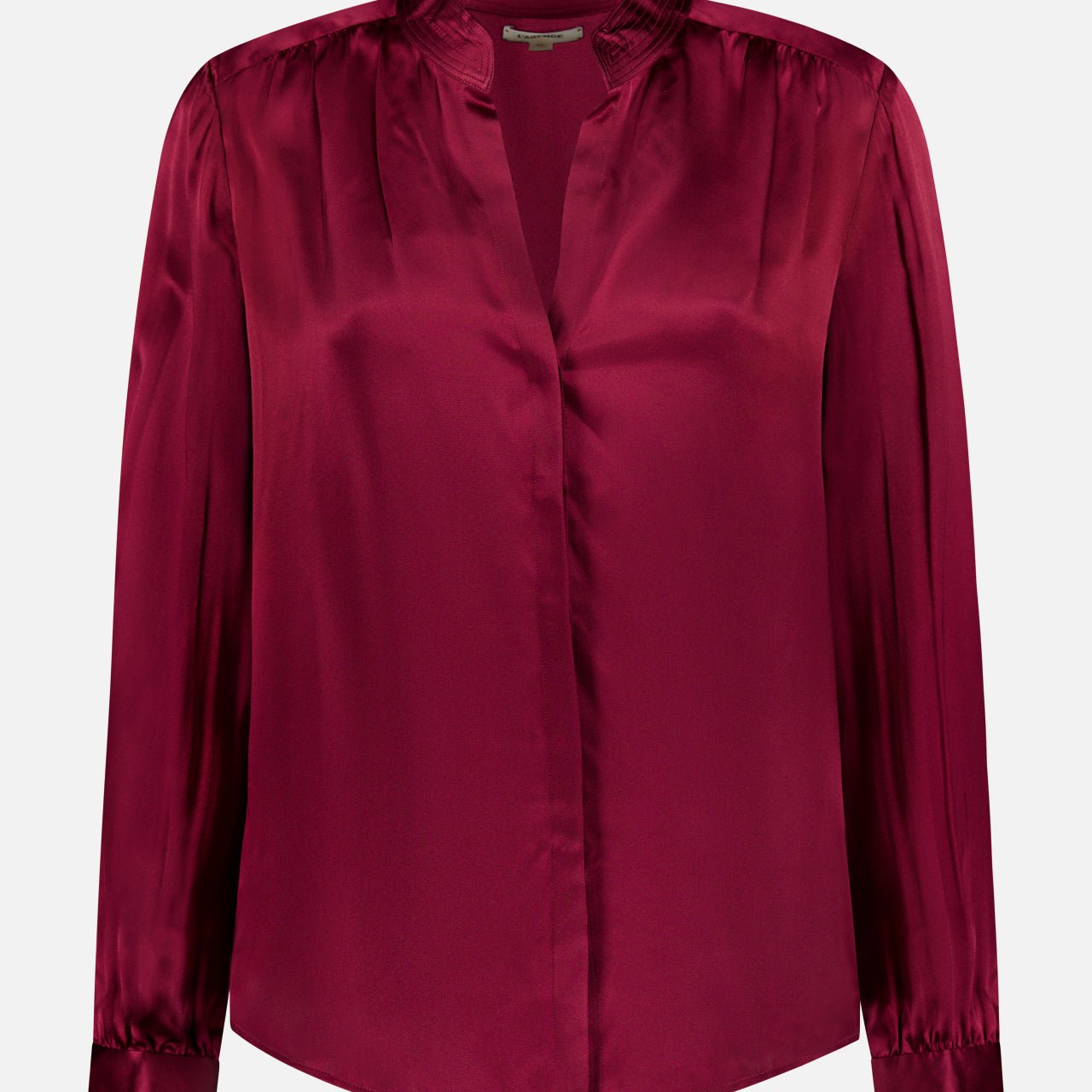 Bianca Band Collar Blouse (14708388430187)