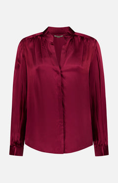 Bianca Band Collar Blouse (14708388430187)