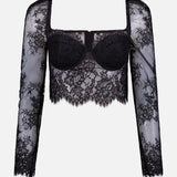 Lori Puff Sleeve Bustier Top (14708386464107)