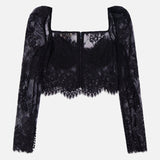 Lori Puff Sleeve Bustier Top (14708386464107)