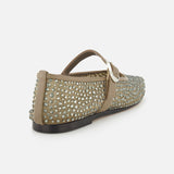 Mesh Crystal Ballet Mary Jane Flat