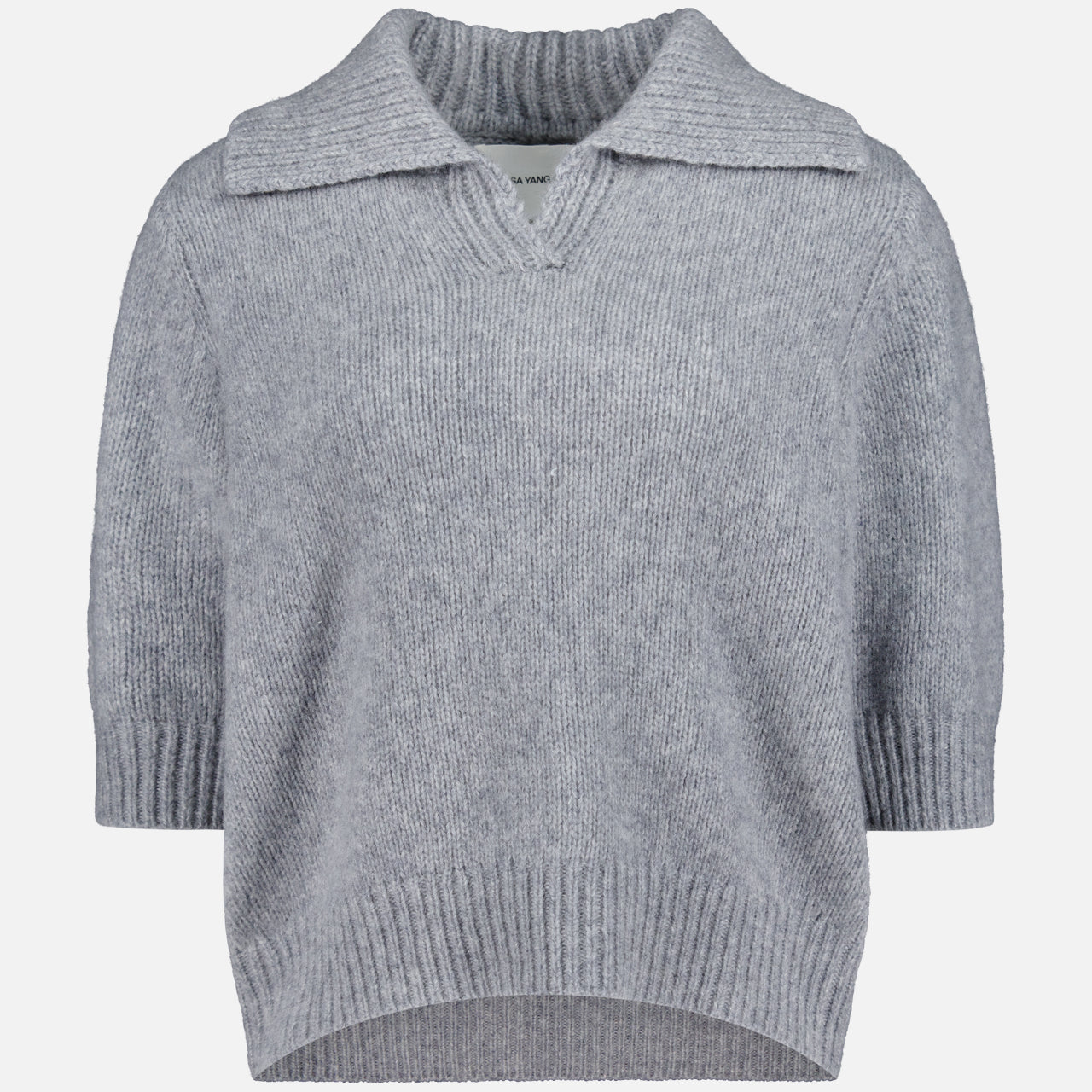 Lailai Cashmere Silk Polo Sweater (14695136035179)