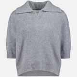 Lailai Cashmere Silk Polo Sweater (14695136035179)