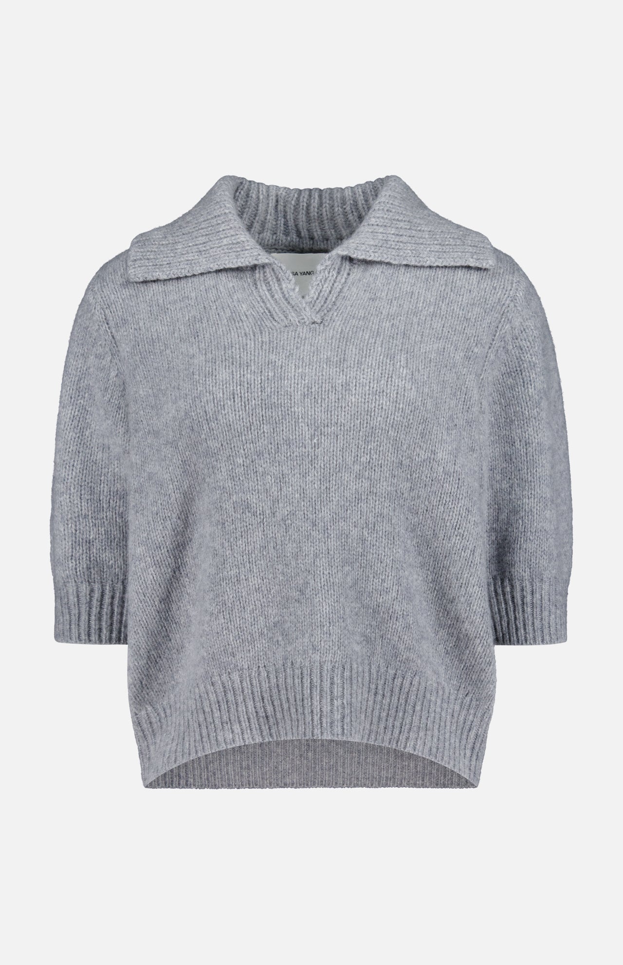 Lailai Cashmere Silk Polo Sweater (14695136035179)