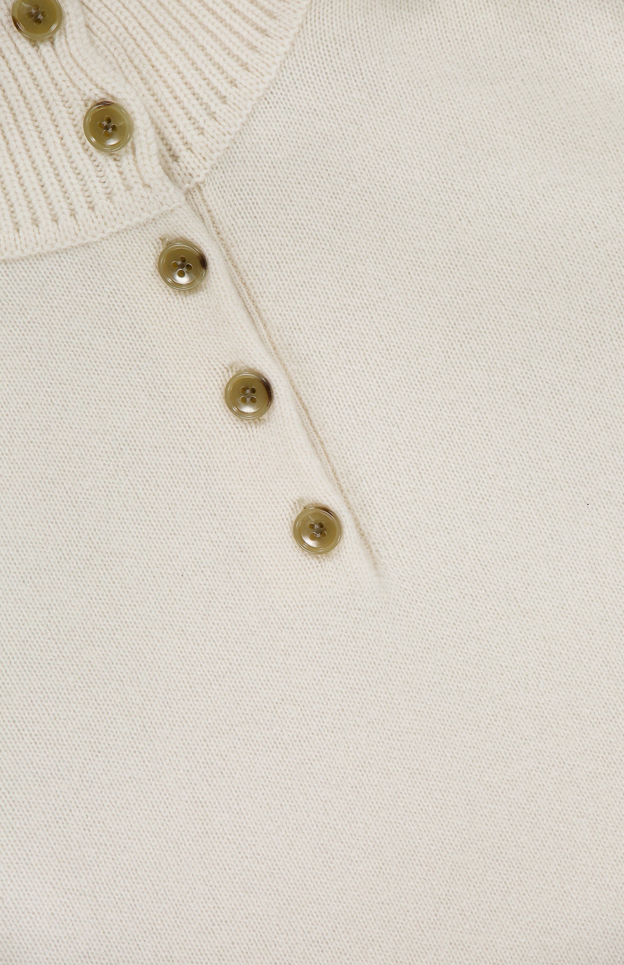 Maisie Button Collar Cashmere Sweater (14695136166251)