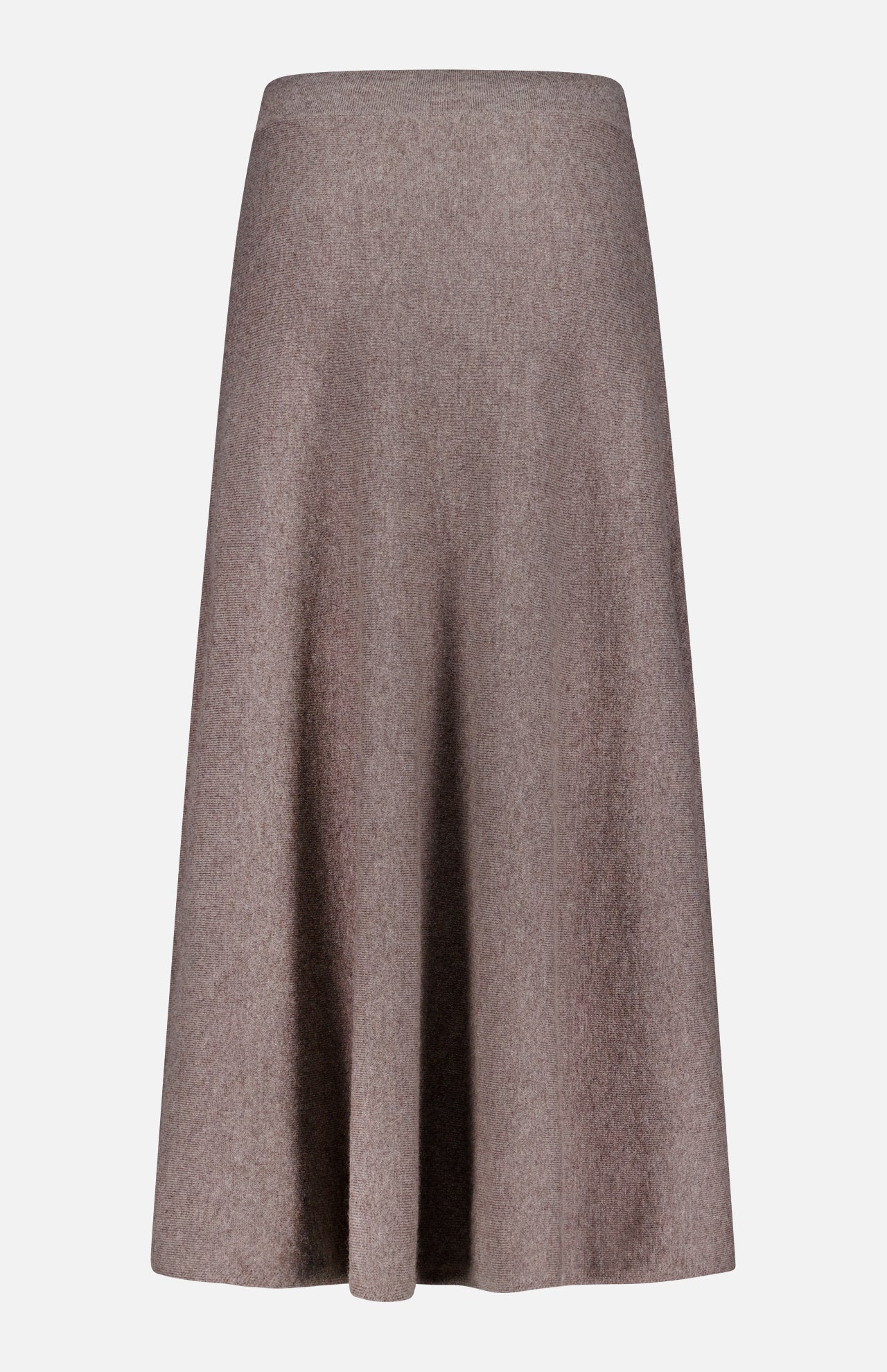 Torie Flare Longline Cashmere Skirt (14695136067947)