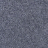 Close-up of the Sandy Brushed Cashmere Sweater by LISA YANG, showcasing its textured, grayish-blue felted surface with visible fibers and a soft, fuzzy finish evocative of premium brushed cashmere.