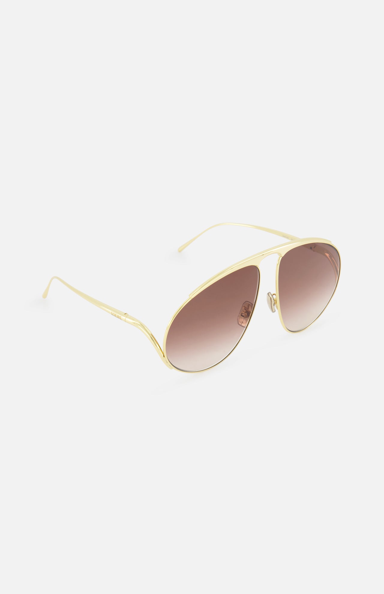 Loewe Aviator Gold Sunglasses (14687115542891)