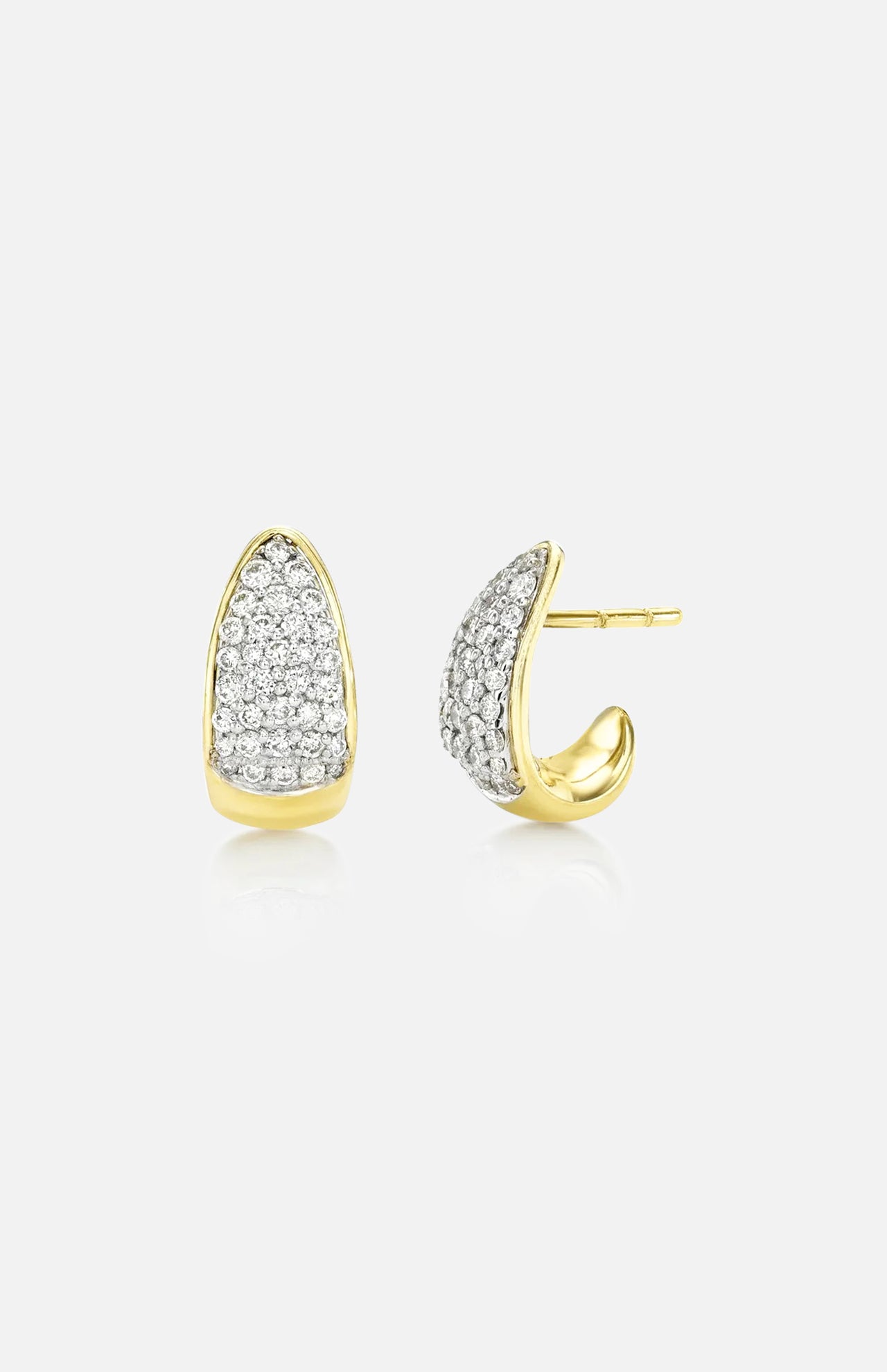 Baby Pavé Diamond Tusk Earrings (14737516822891)
