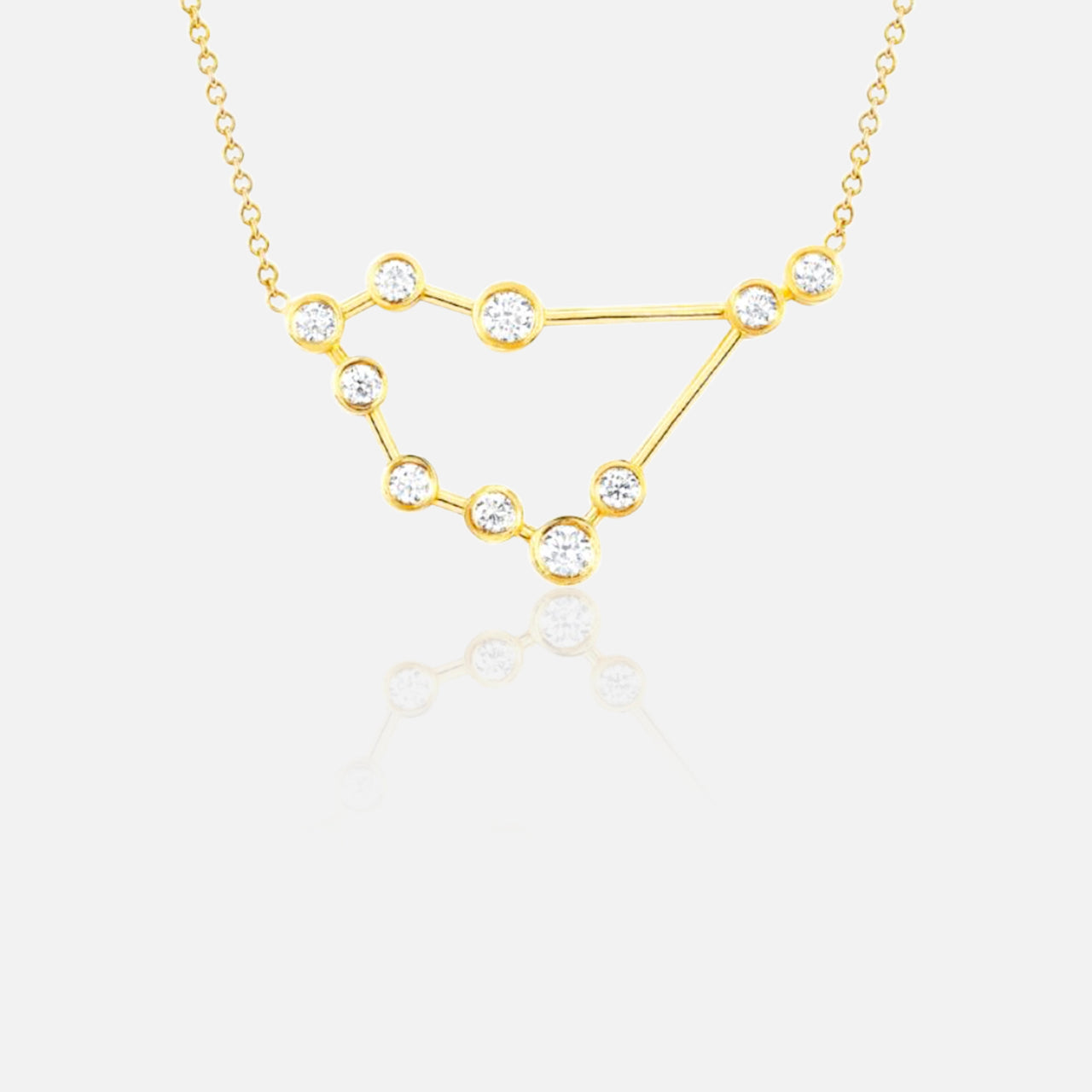 Capricorn Constellation Necklace (4584049541235)
