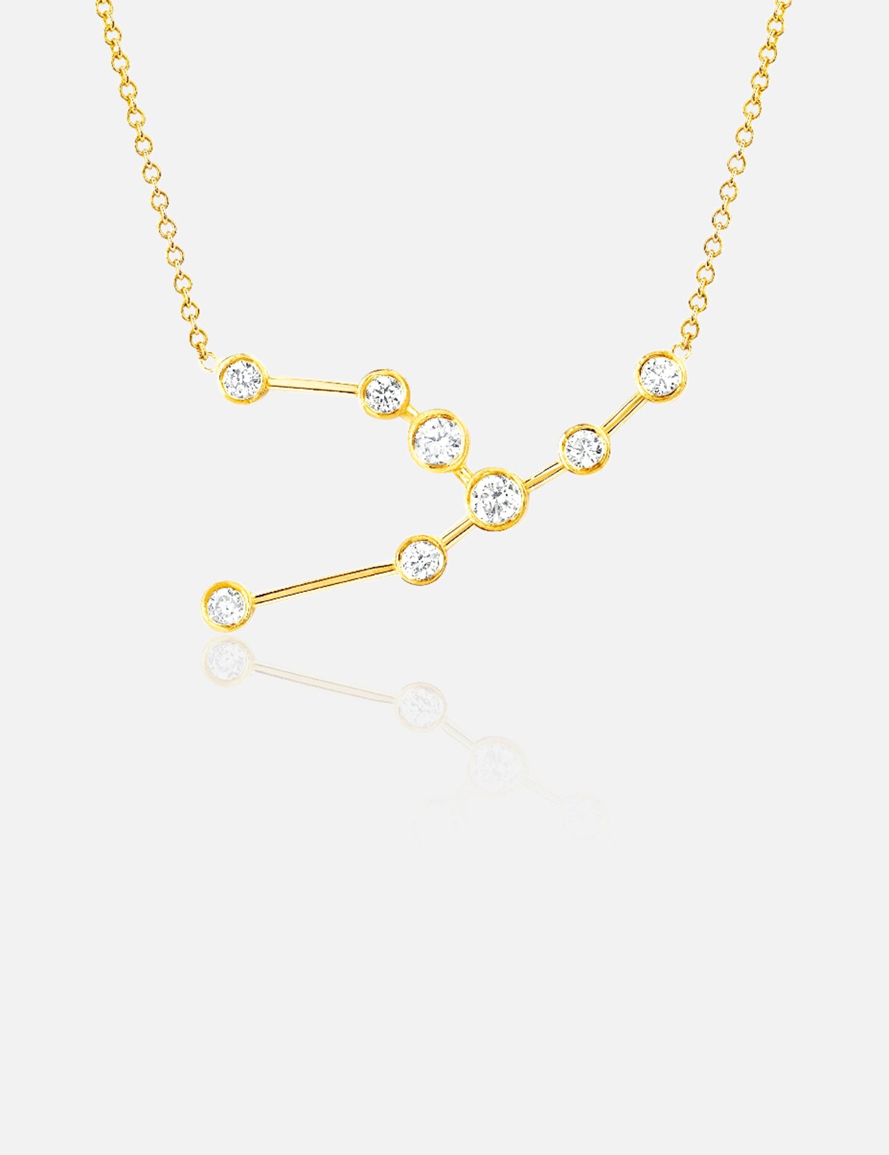 LOGAN HOLLOWELLTaurus Diamond Constellation NecklaceA.K. Rikk's