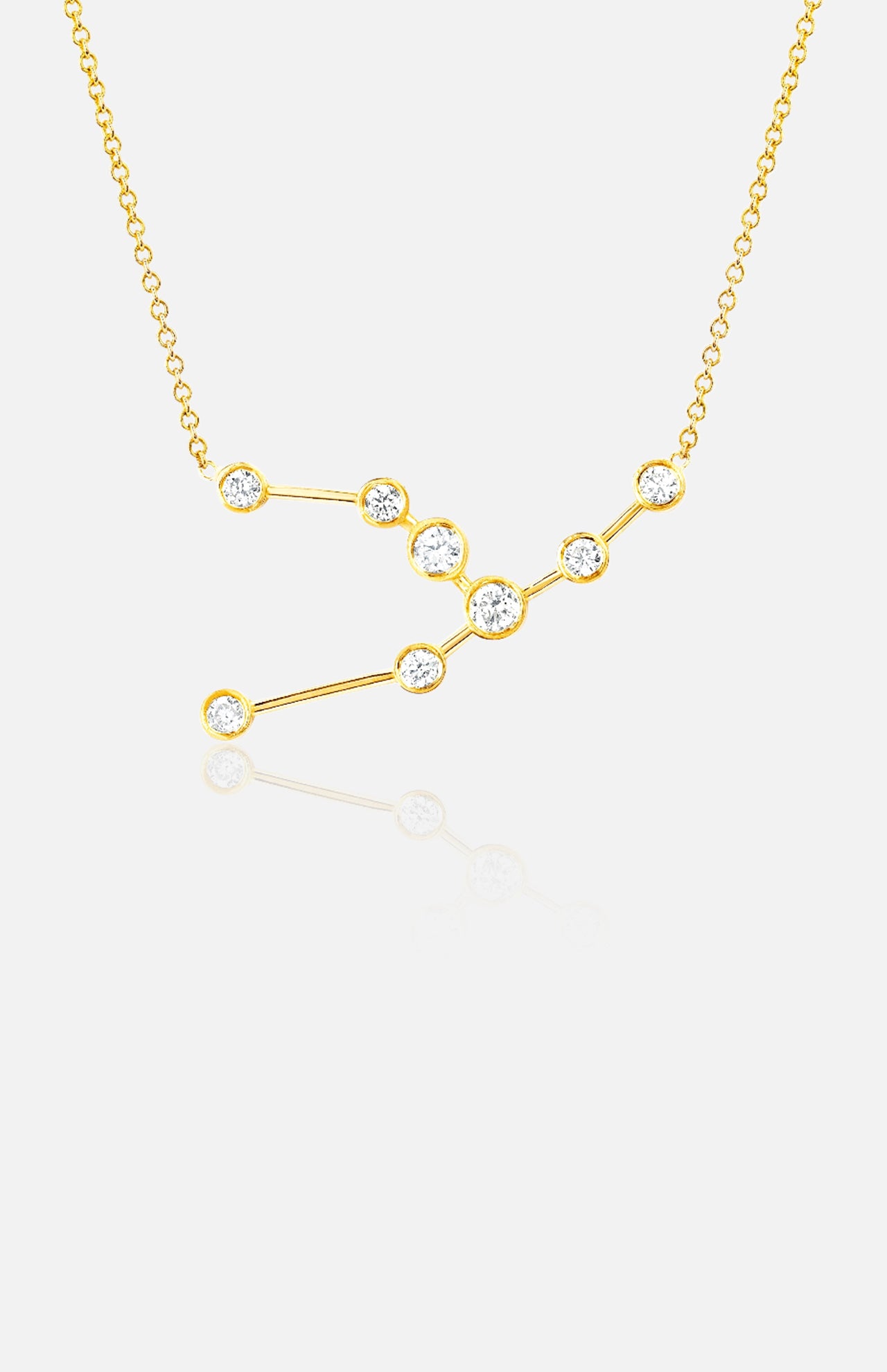 Taurus Diamond Constellation Necklace (4622652506227)