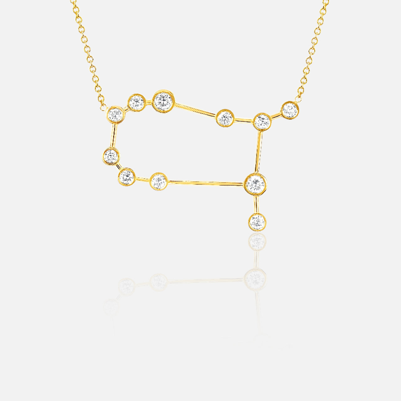 Gemini Constellation Necklace (4394127786099)