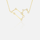 Leo Diamond Constellation Necklace (7310340096115)