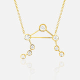 Libra Diamond Constellation Necklace (7310340128883)