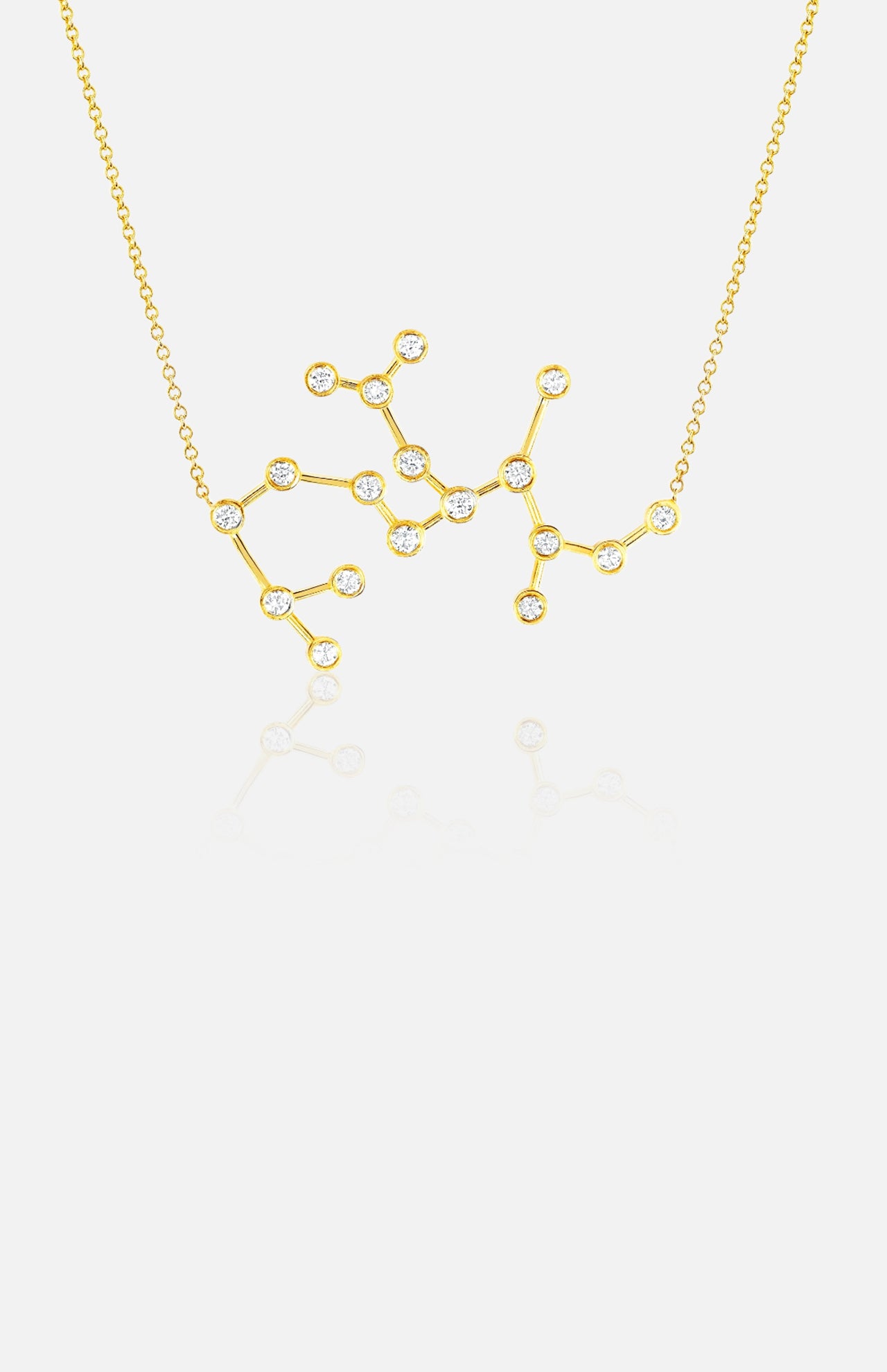 Sagittarius Diamond Constellation Necklace (7310340161651)