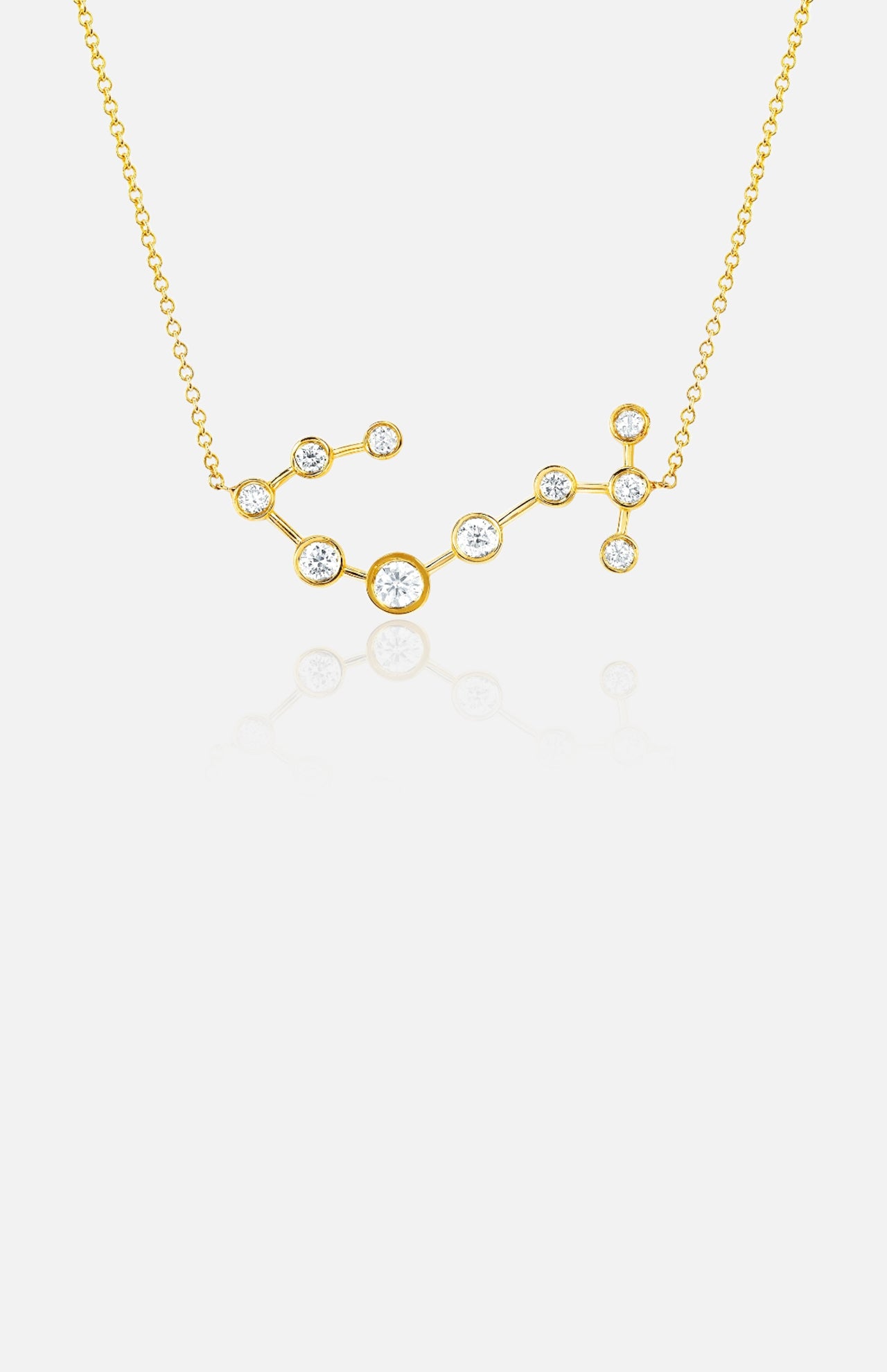 Scorpio Diamond Constellation Necklace (7093068857459)