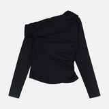 Lozea One Shoulder Ruched Top