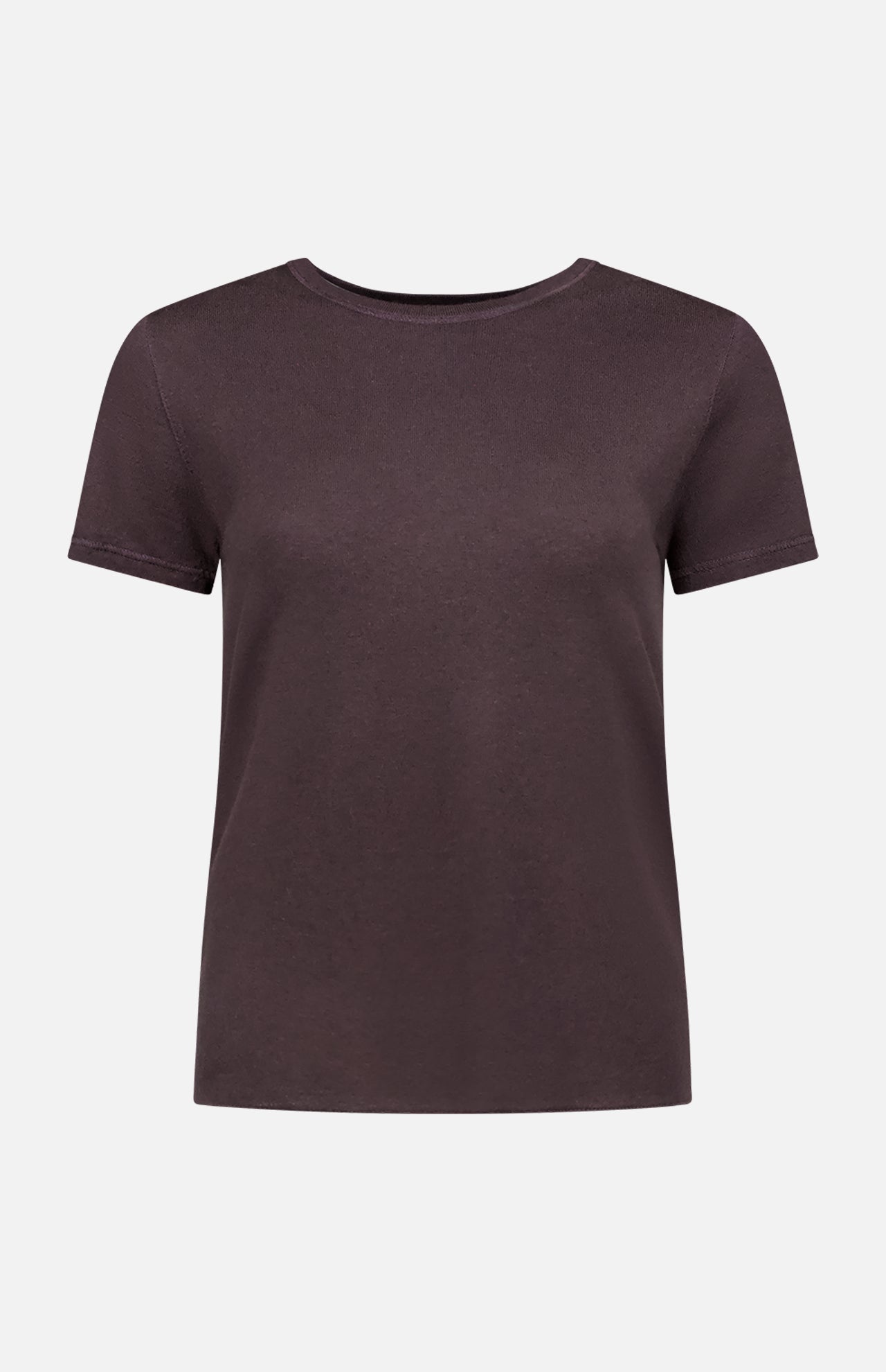 Cashmere Short Sleeve Crewneck Sweater