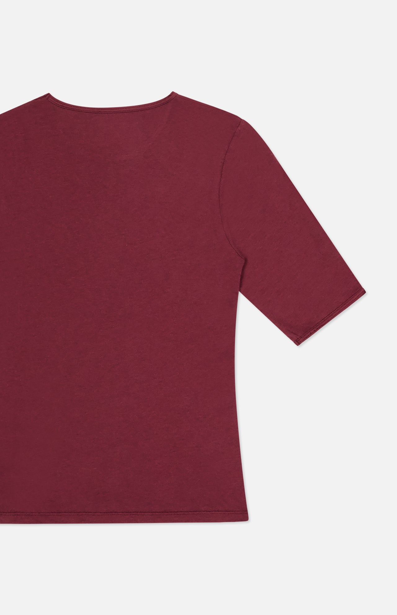Cotton Cashmere Elbow Sleeve Crewneck Sweater