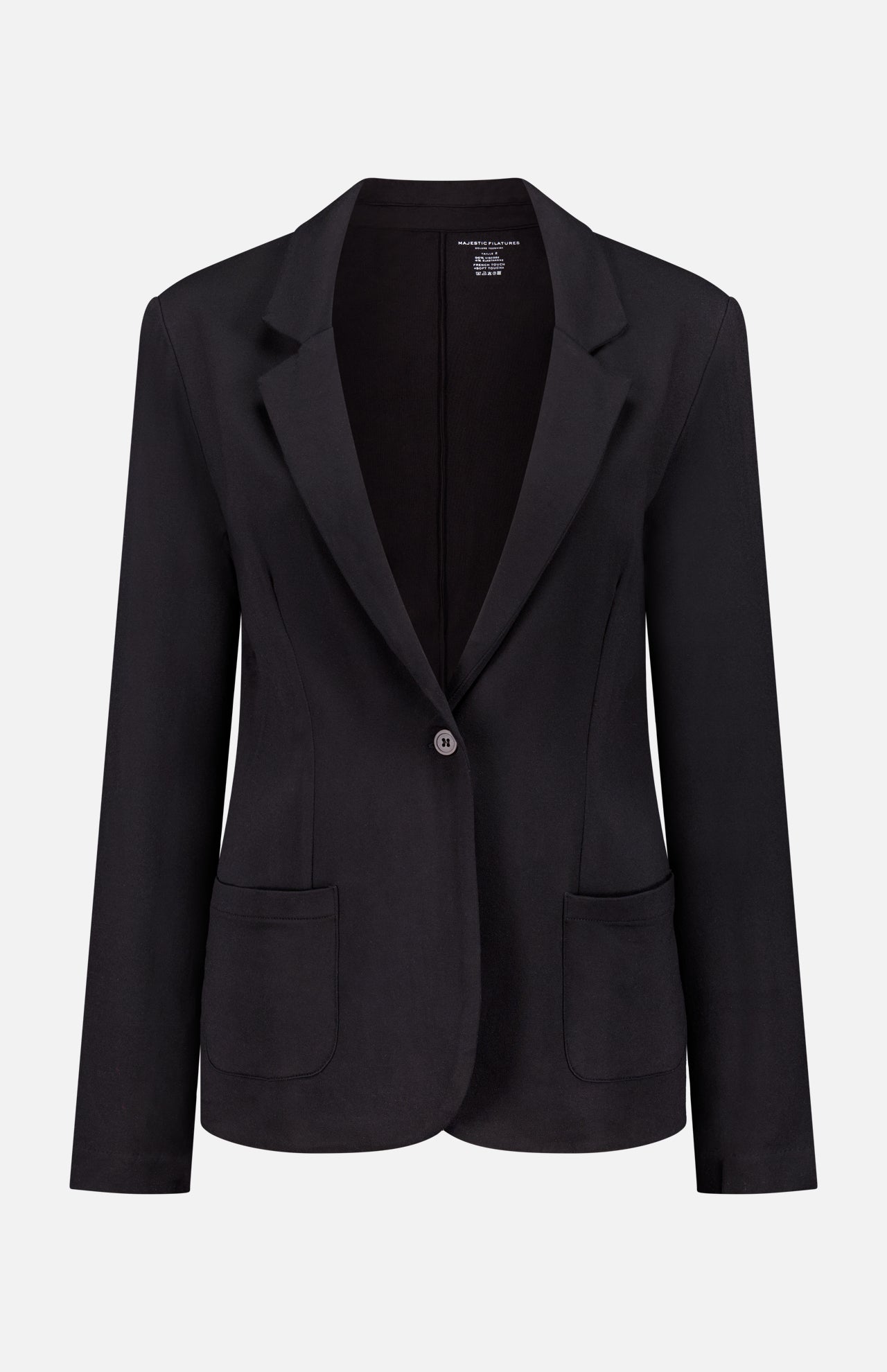 French Terry Looped One-Button Blazer (14669966967147)