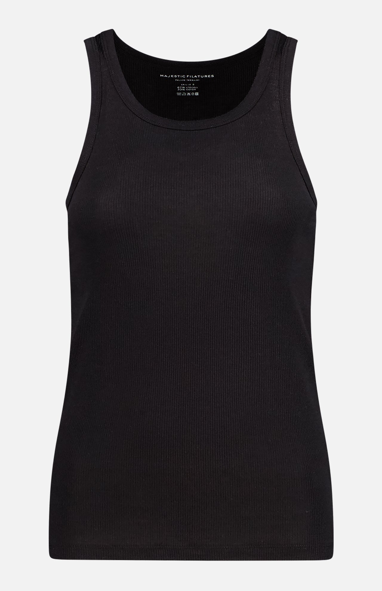 Lyocell Cotton Baby Rib Scoopneck Tank (7200336150643)