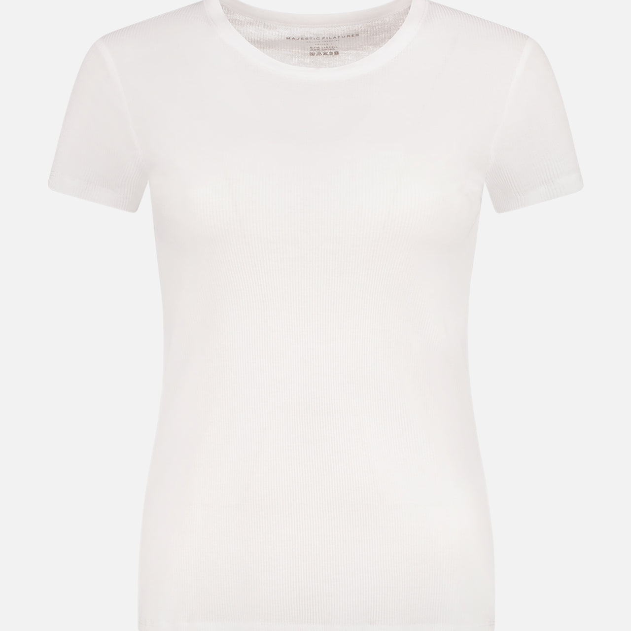 Lyocell Cotton Baby Rib Short Sleeve Crewneck (7200336117875)