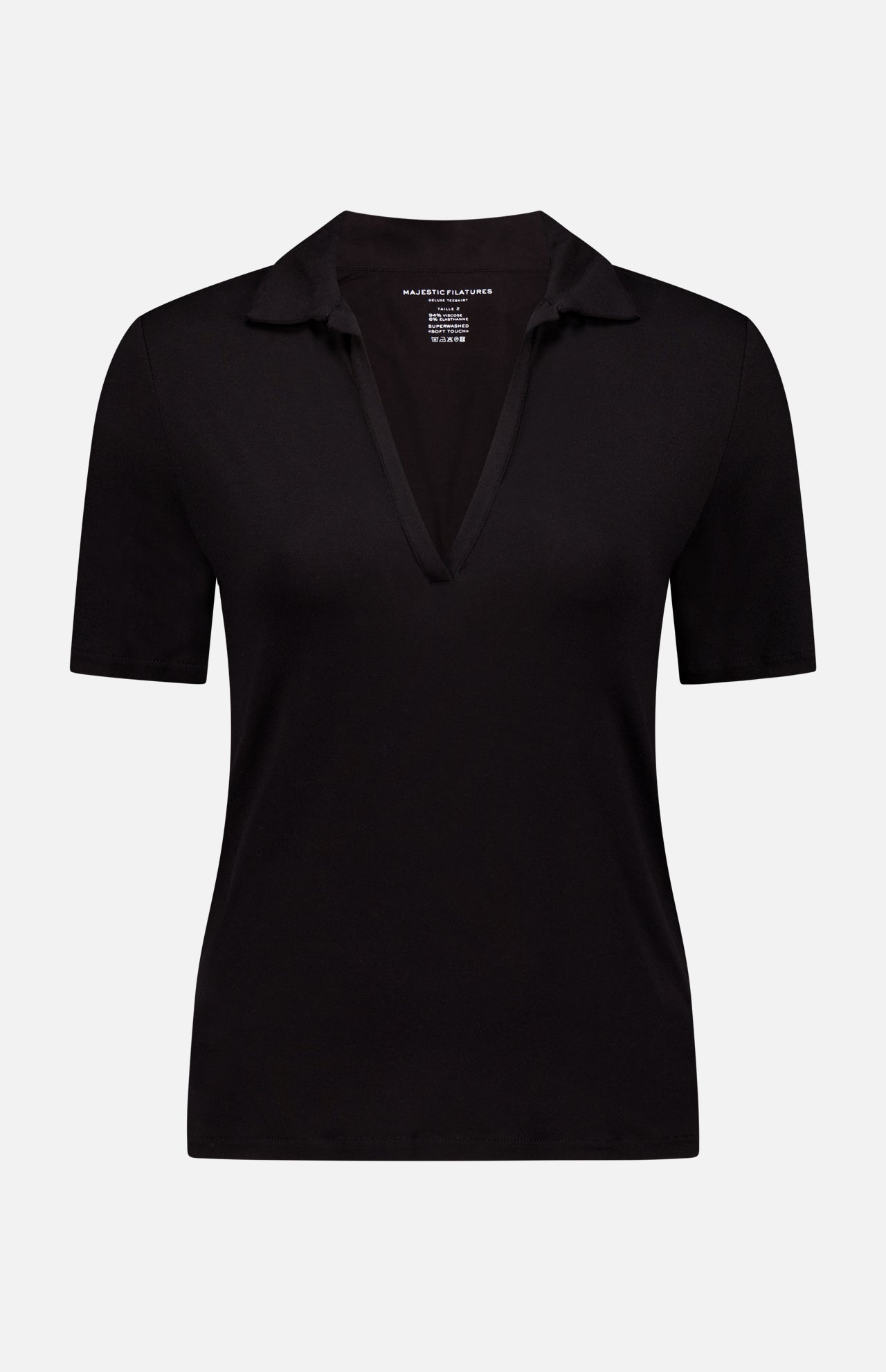 Soft Touch S/S V-Neck Polo (14669119783275)