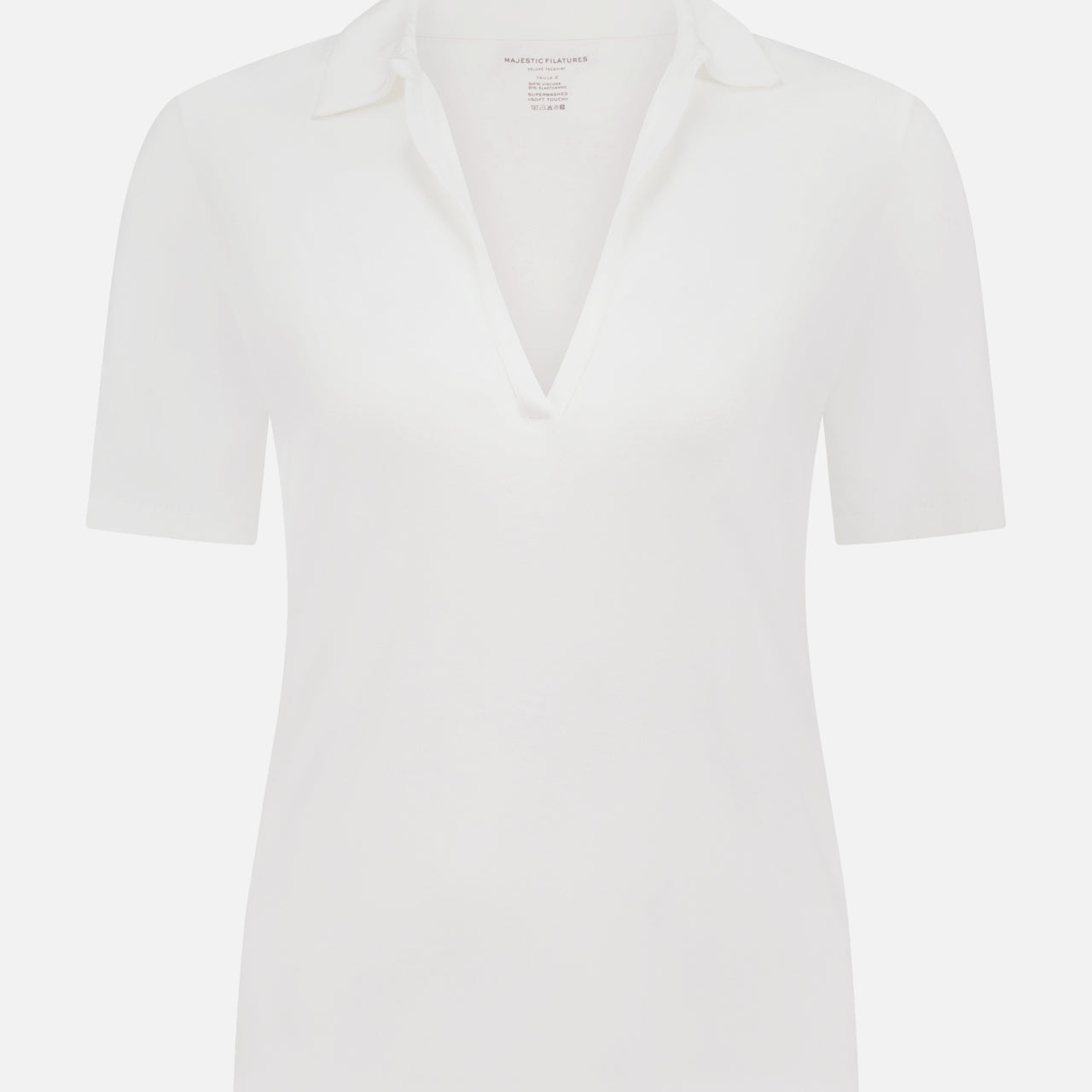 Soft Touch S/S V-Neck Polo (14669119816043)