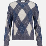 Margy Cashmere Argyle Sweater