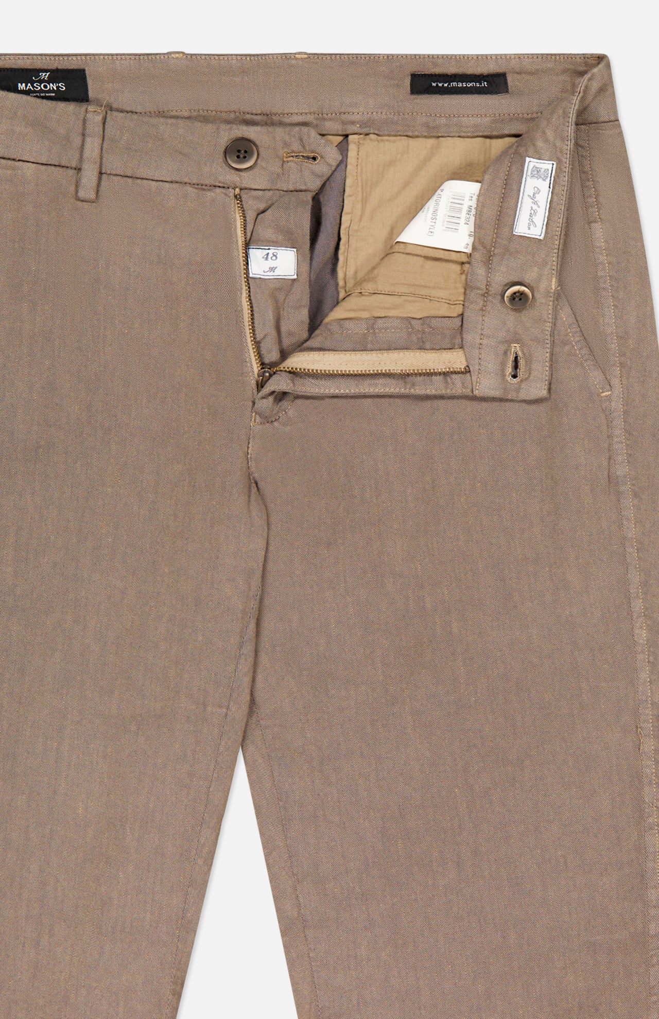 Linen Stretch Trouser (14649463767403)