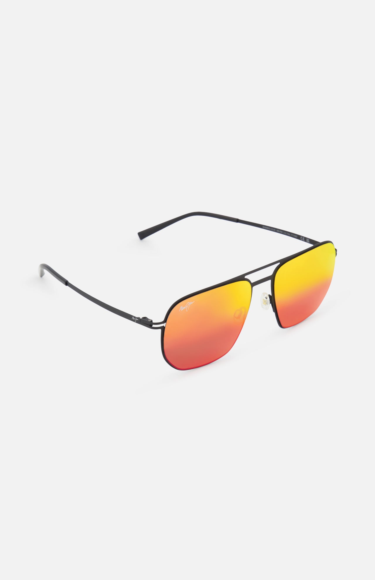 Hawaii Lava Shark's Cove Aviator Black Sunglasses (14752799719787)