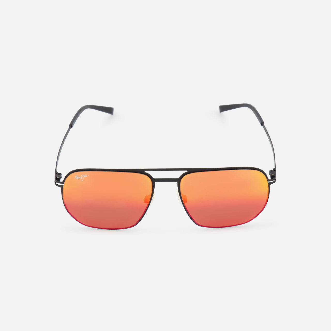 Hawaii Lava Shark's Cove Aviator Black Sunglasses (14752799719787)