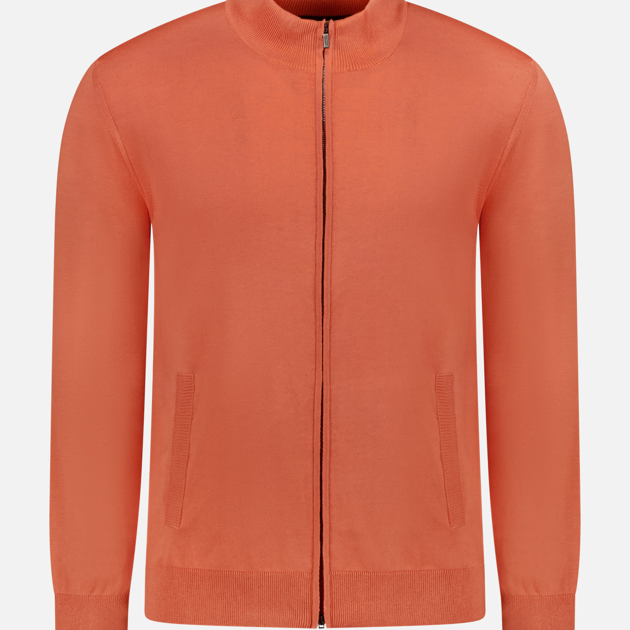 Silk-Cotton Full Zip Jacket (14622000709995)