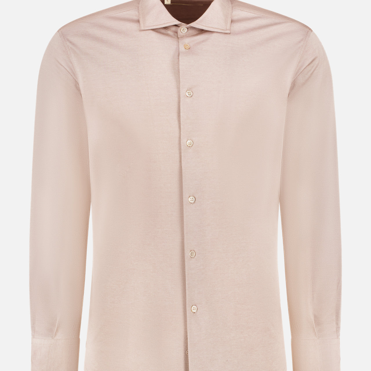 Spread Collar Jersey Shirt (14622000677227)