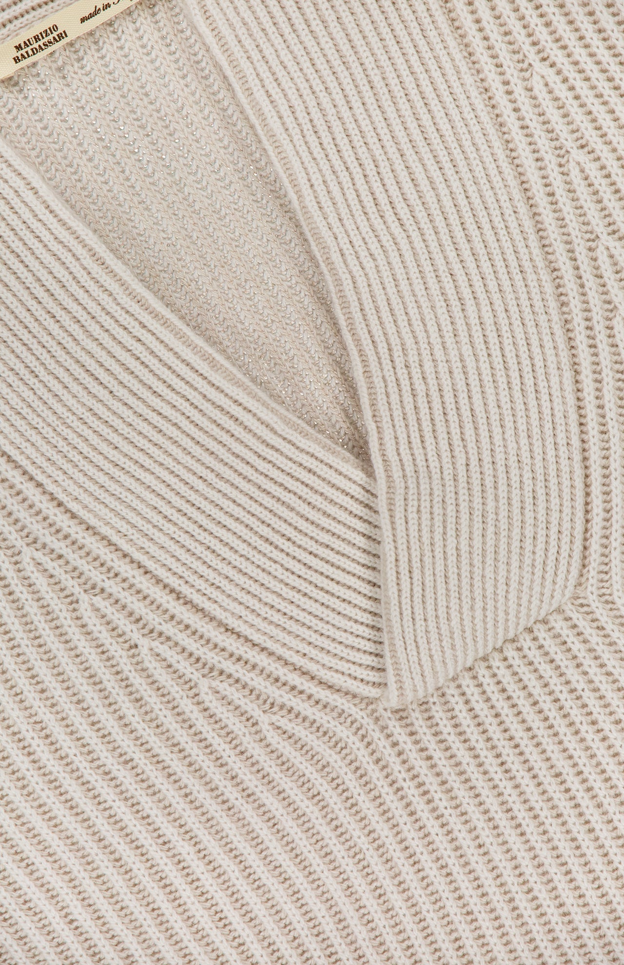 Vanise Ribbed V Neck Sweater (14700466995563)