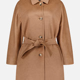 Belted Filato Camel Coat (14721465090411)