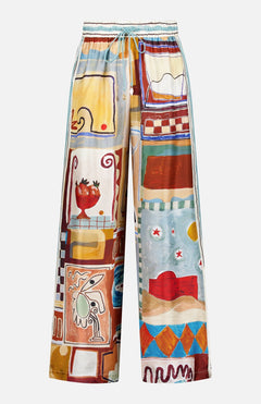 ALEMAISMichelle Relaxed Silk PantA.K. Rikk's