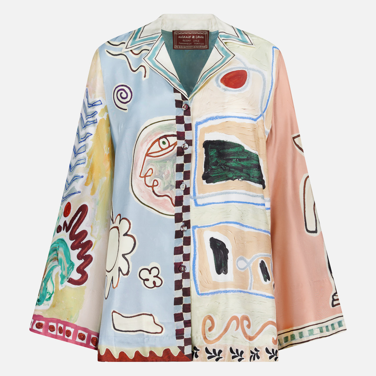 ALEMAISMichelle Relaxed Silk ShirtA.K. Rikk's