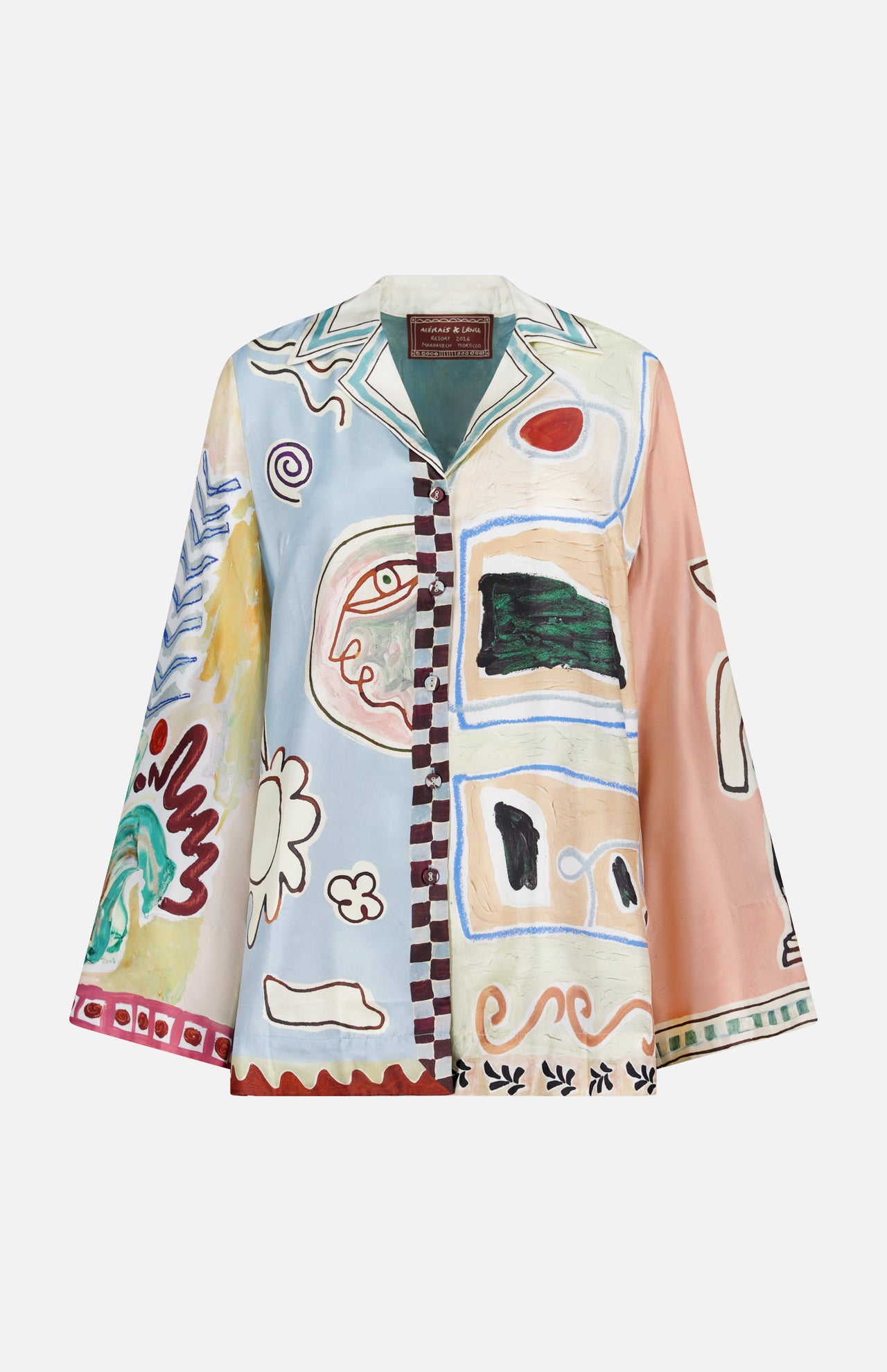 ALEMAISMichelle Relaxed Silk ShirtA.K. Rikk's