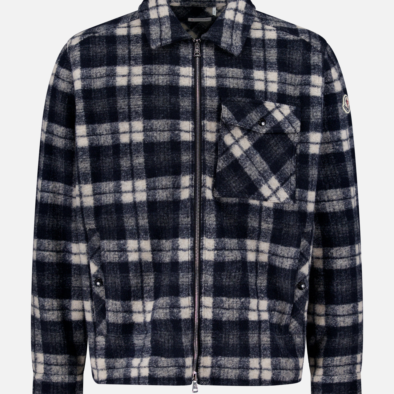 Pocketed Plaid Shirt Jacket (14700997738859)