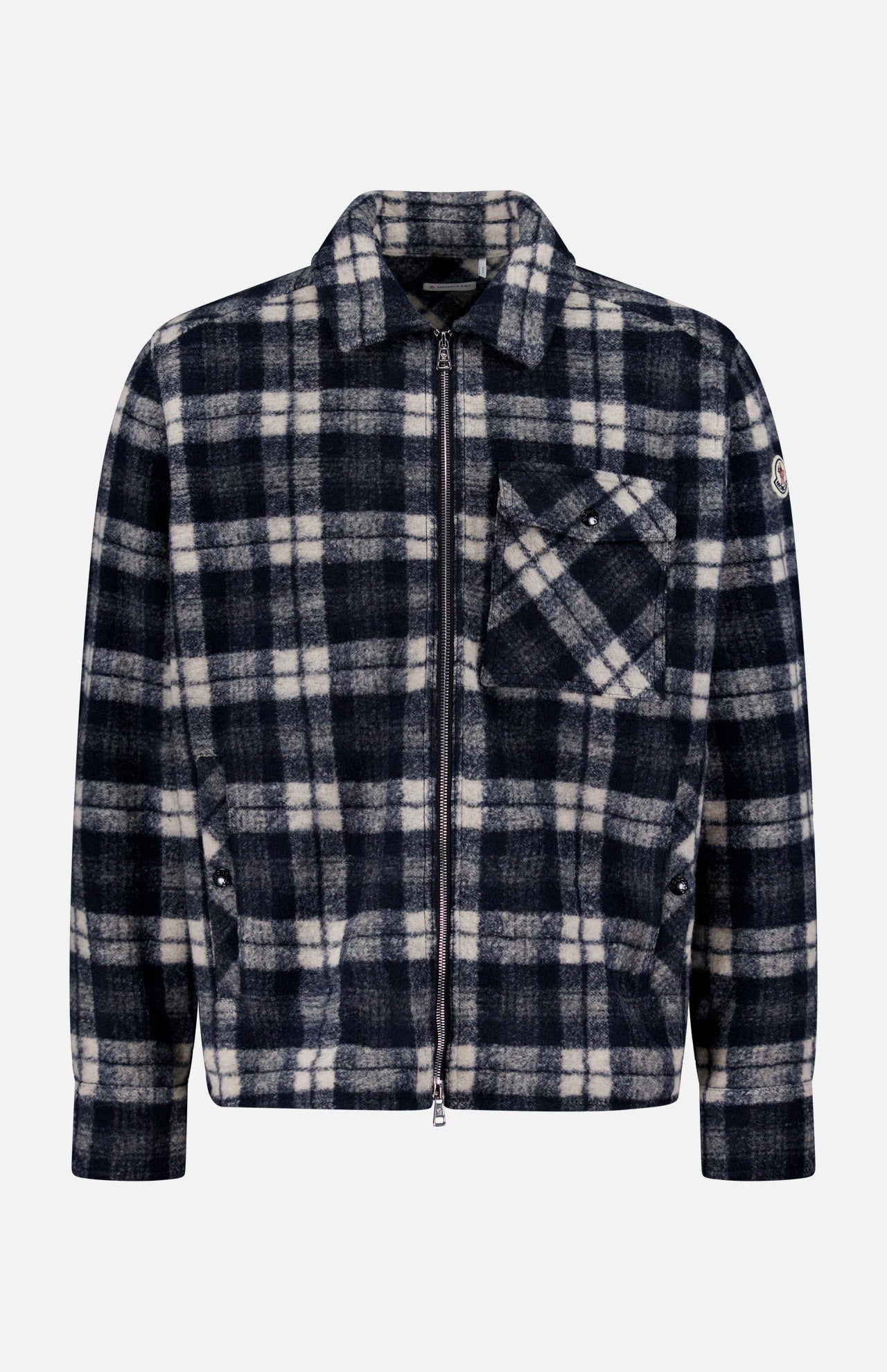Pocketed Plaid Shirt Jacket (14700997738859)