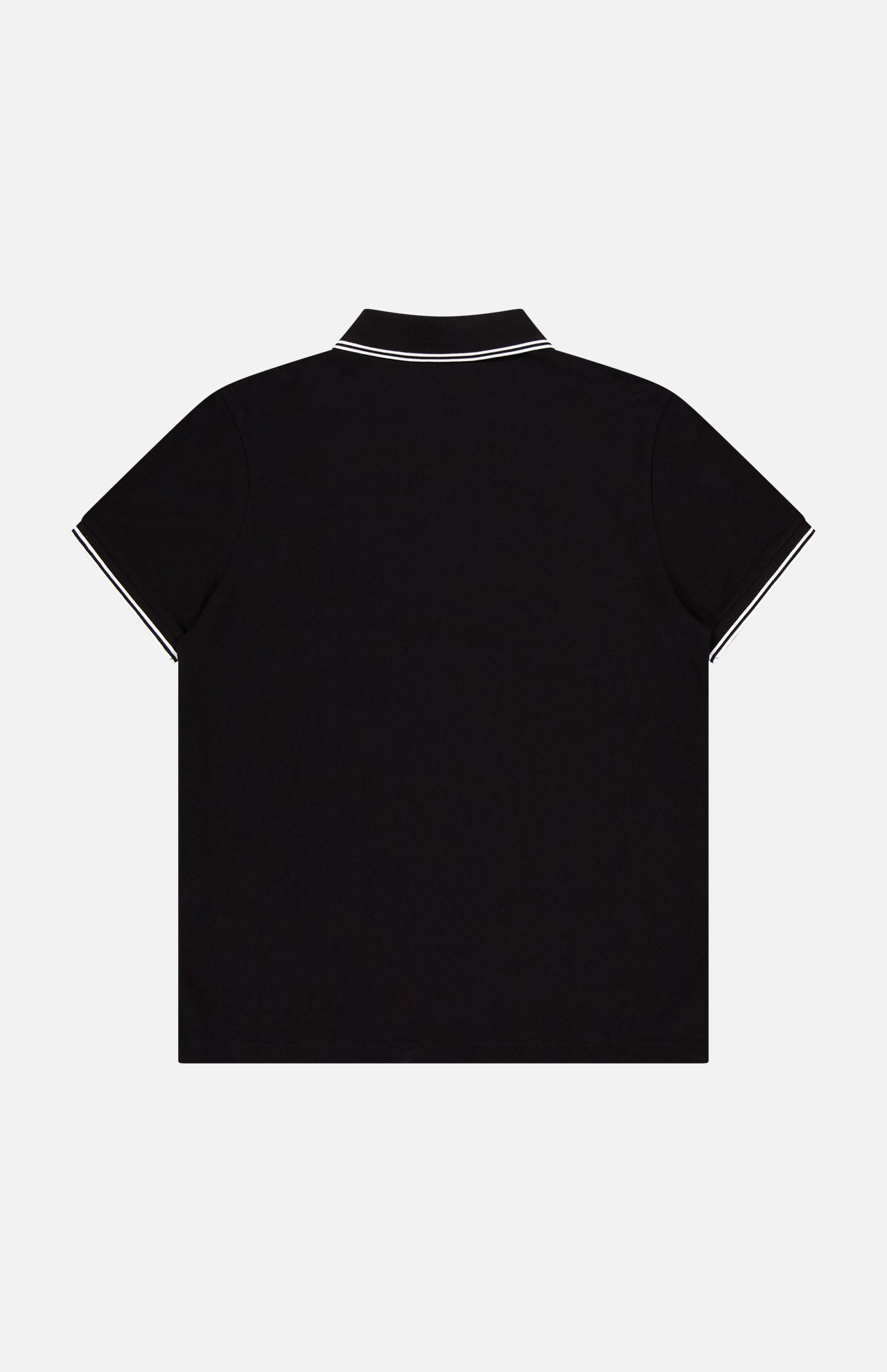 Short Sleeve Stripe Trim Polo Shirt (14653000122731)