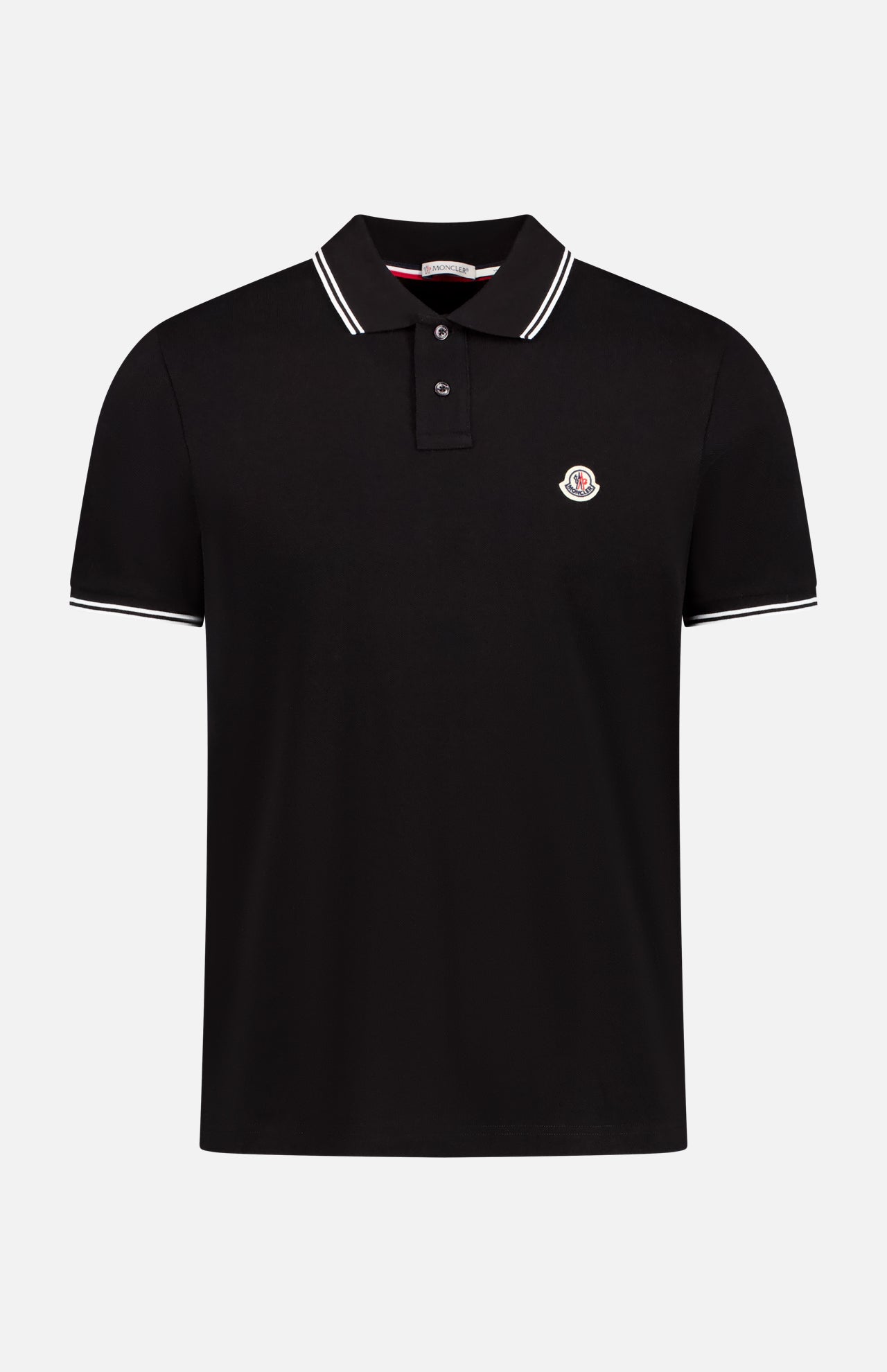 Short Sleeve Stripe Trim Polo Shirt (14653000122731)