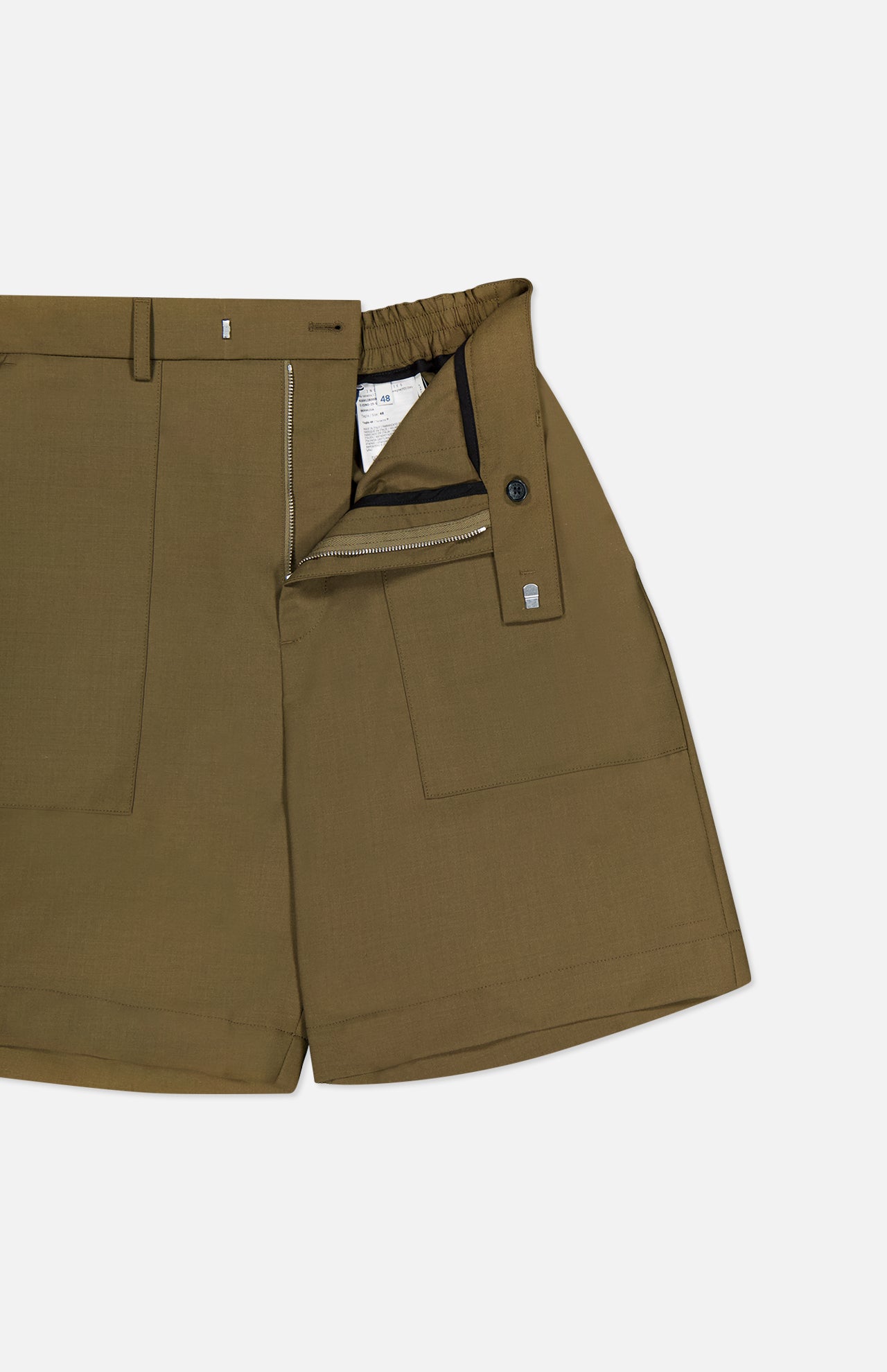 Stretch Flat Front Shorts (14719468142955)