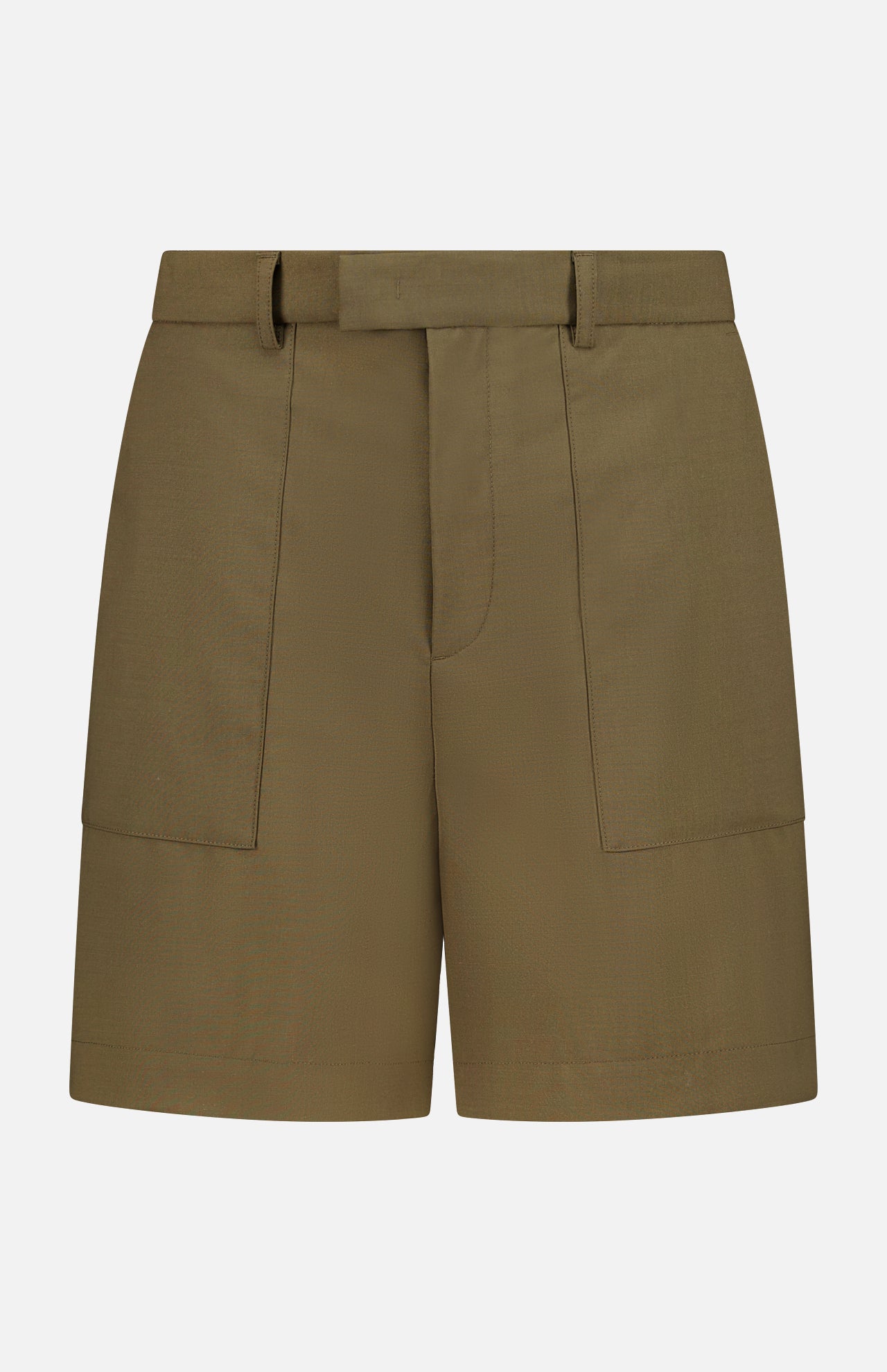 Stretch Flat Front Shorts (14719468142955)