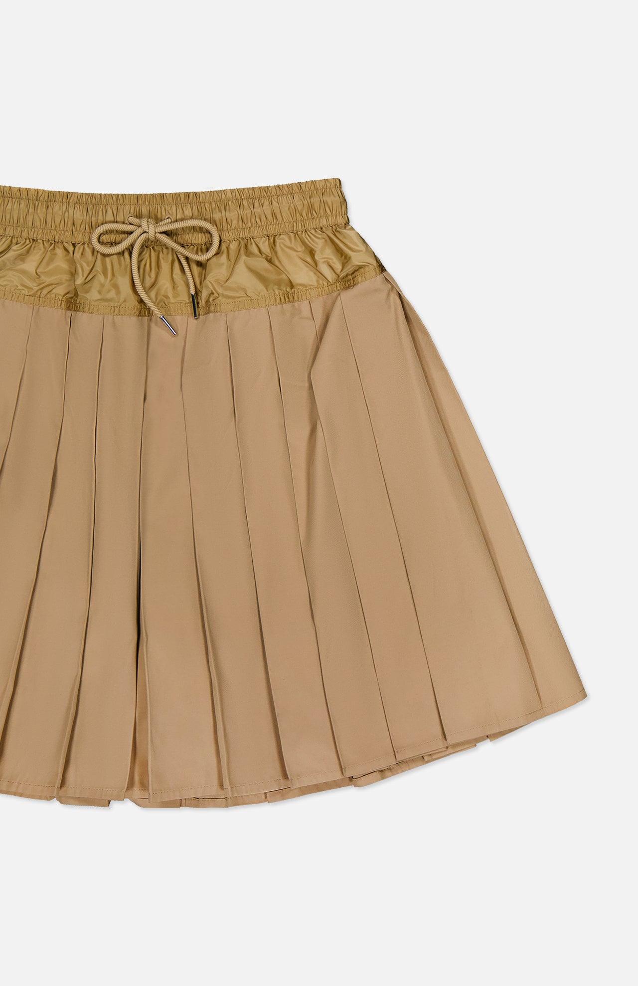 Pleated Drawstring Waist Skirt (14696063500651)