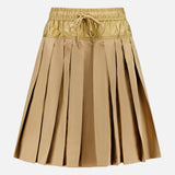 Pleated Drawstring Waist Skirt (14696063500651)
